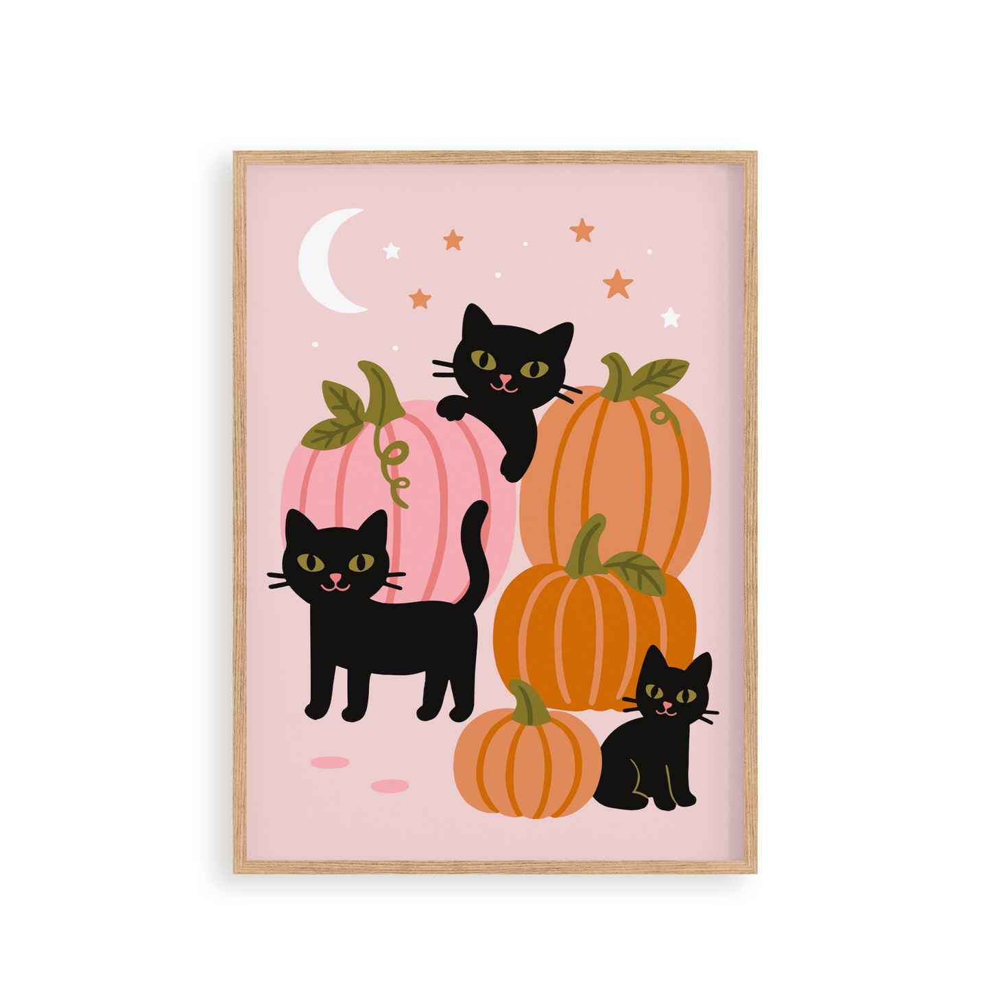 "Meow-loween" 8x10 Paint by Number Kit