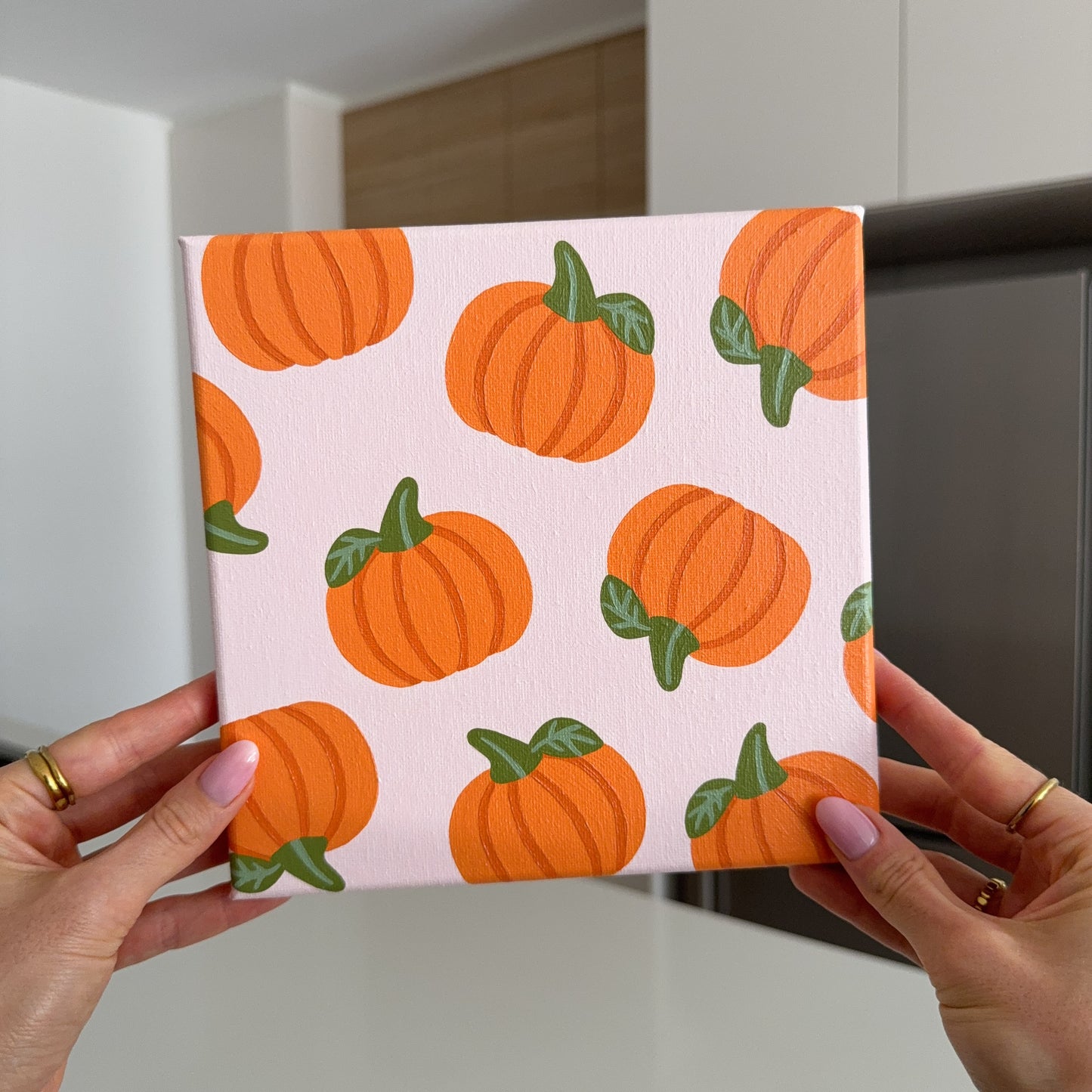 "Pumpkin Patch" 8x8 Paint by Number Kit