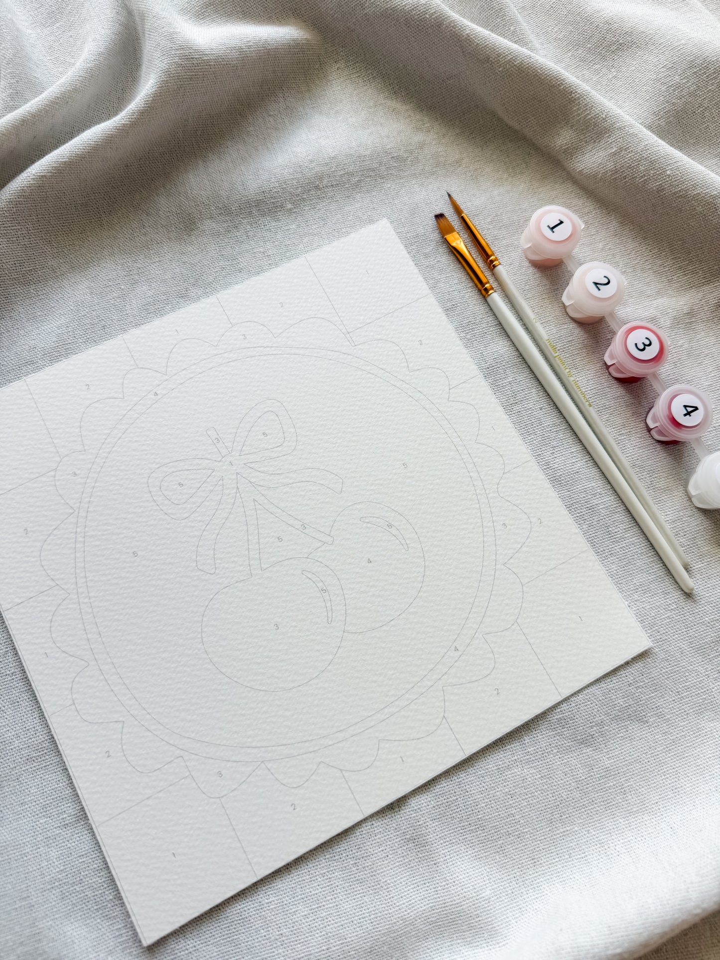 Kit de peinture par numéro « Soleil x mer »