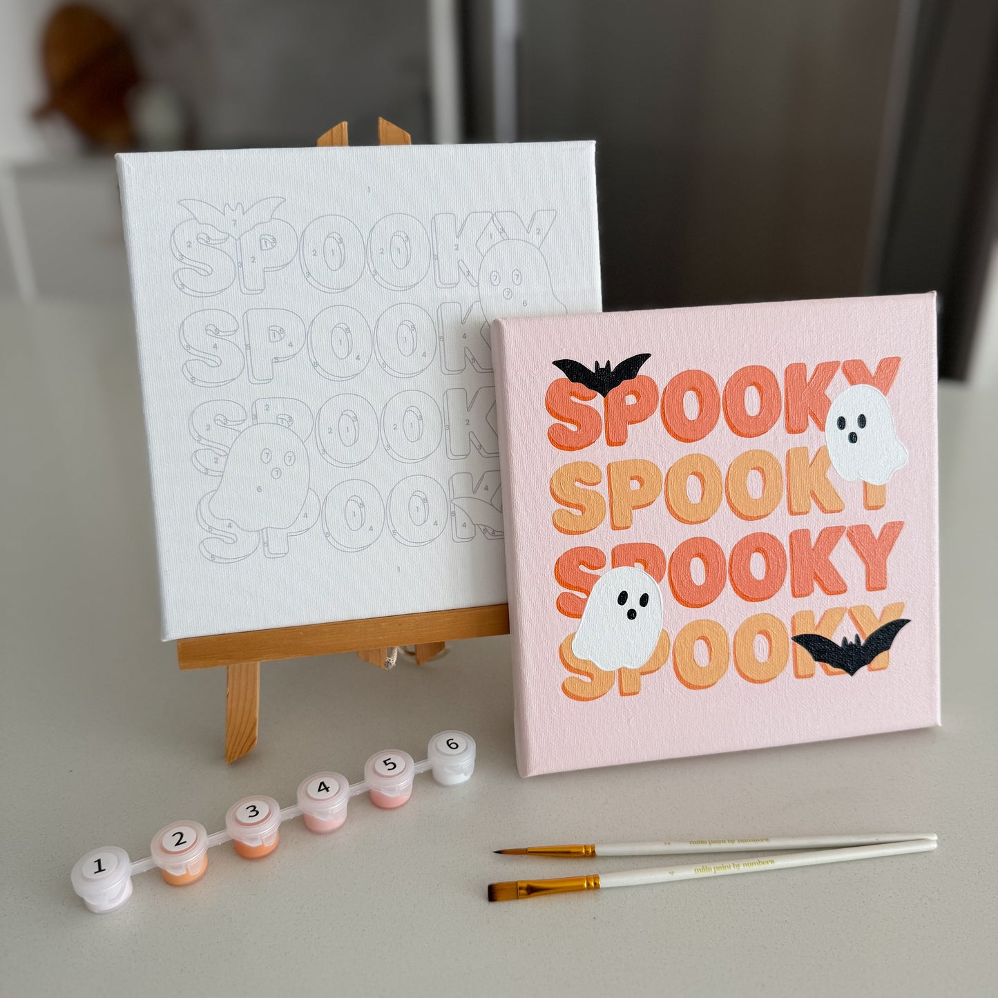 "Sweet & Spooky" 8x8 Paint by Number Kit