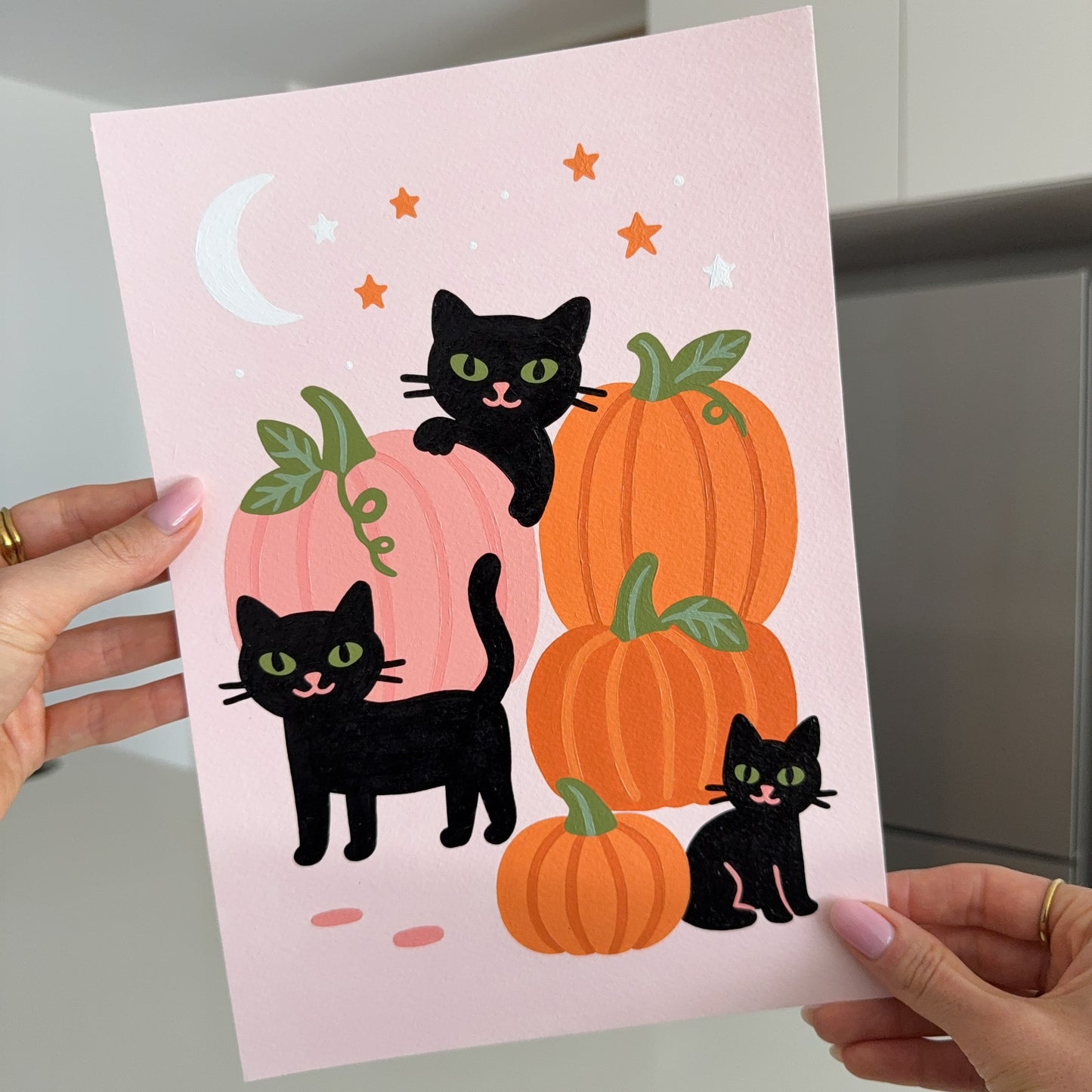 "Meow-loween" 8x10 Paint by Number Kit