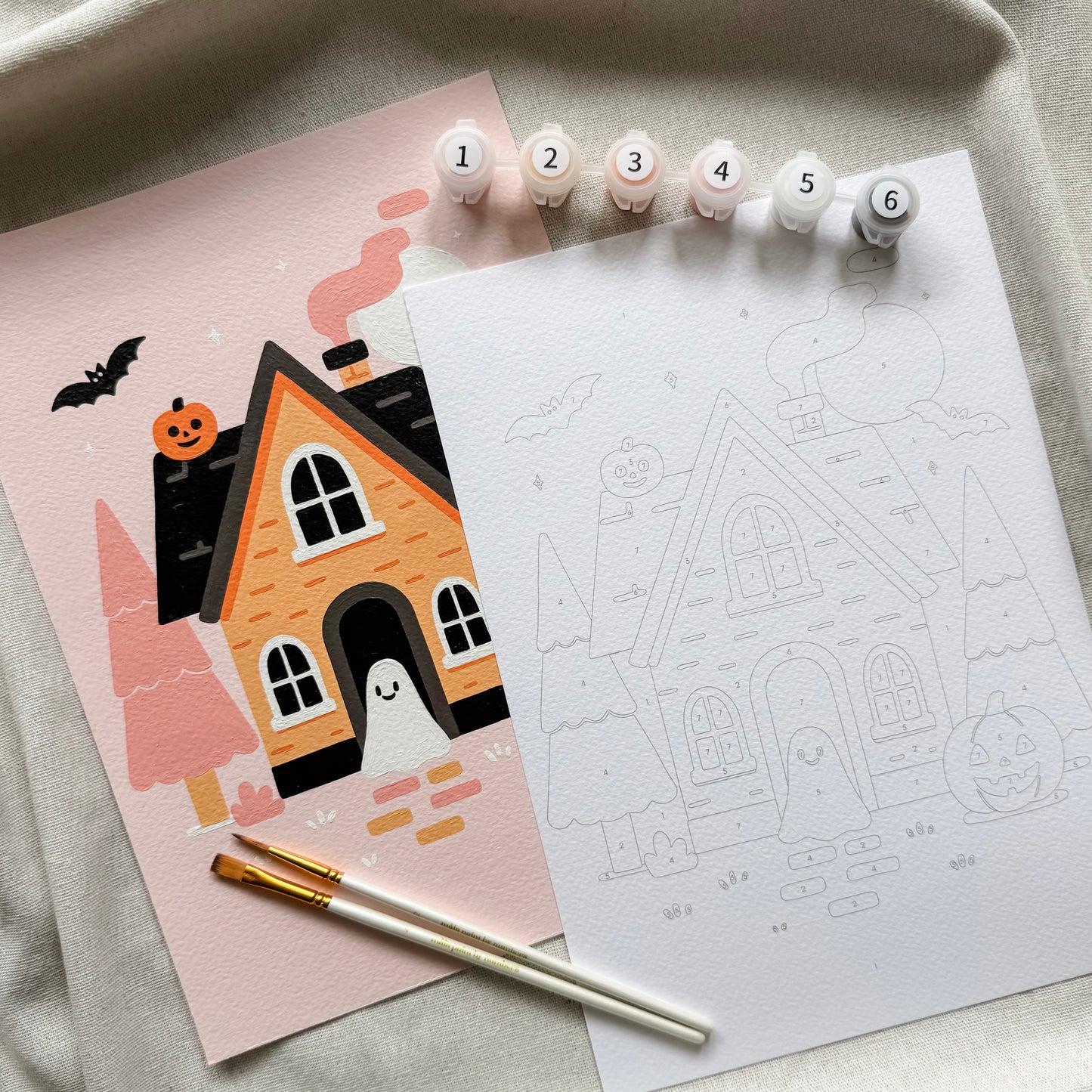 "Midnight Manor" 8x10 Paint by Number Kit