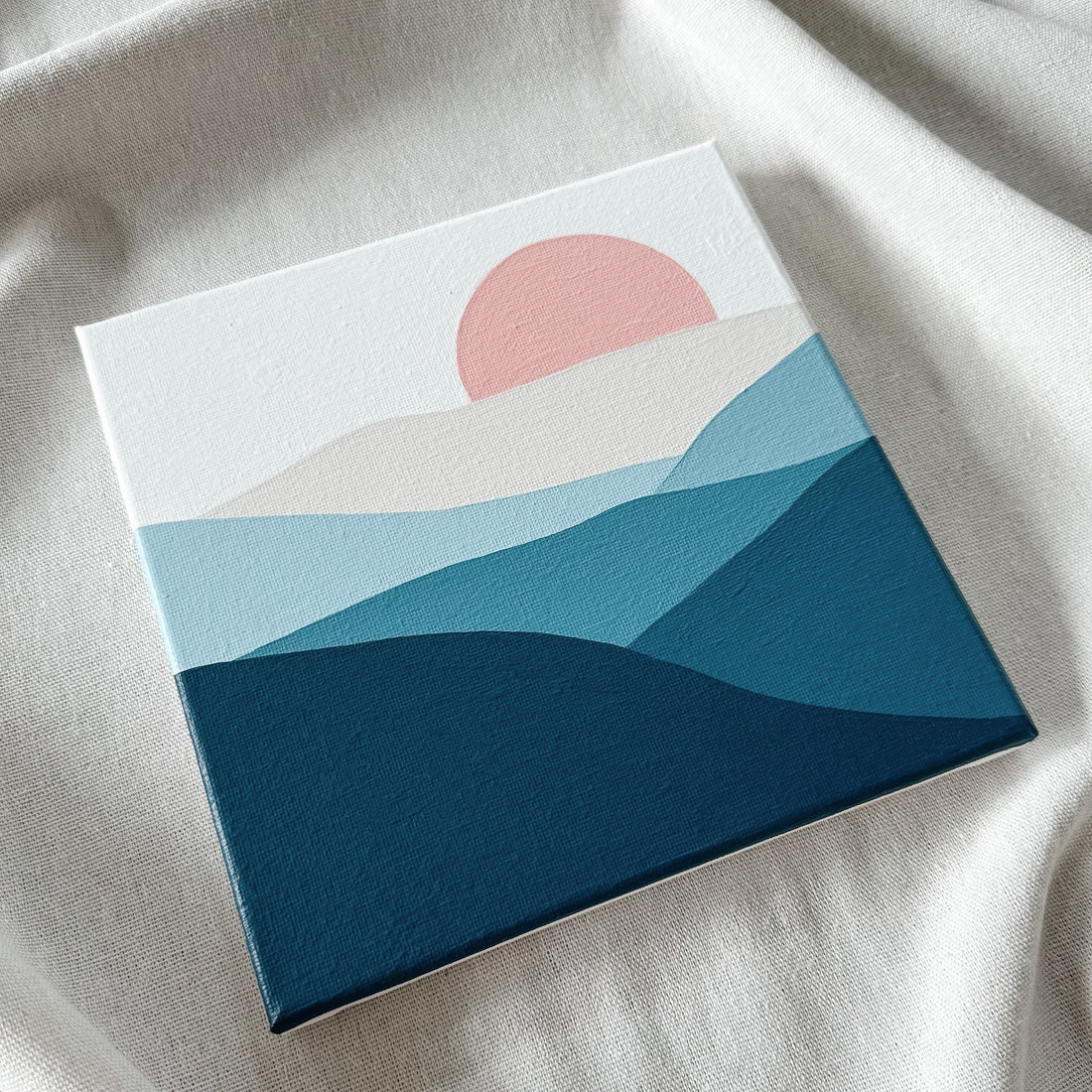 MÅLA ORIGINALS "Blue Mountains" Paint by Number Kit - Måla Paint by Numbers