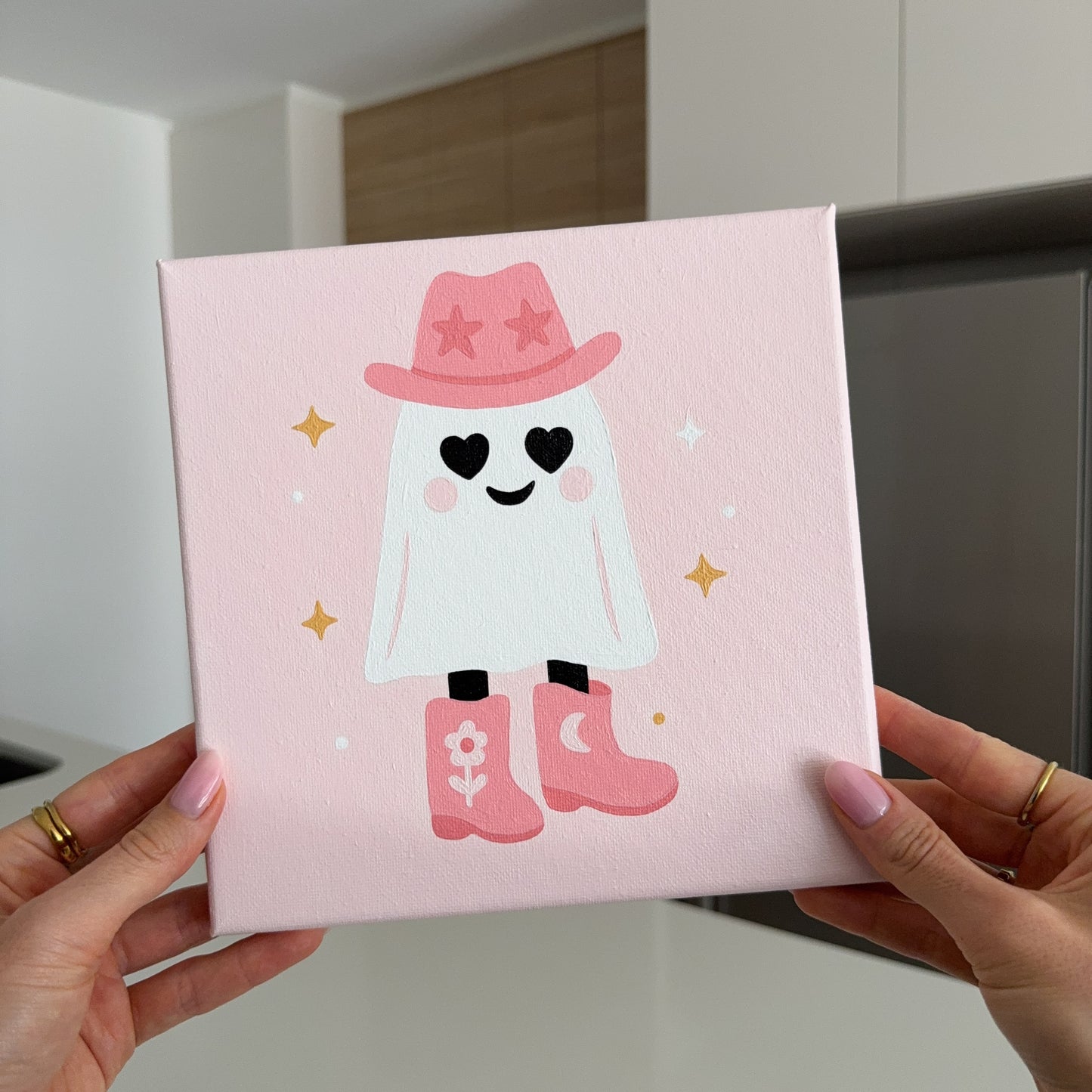 "Howdy Boo! " 8x8 Paint by Number Kit