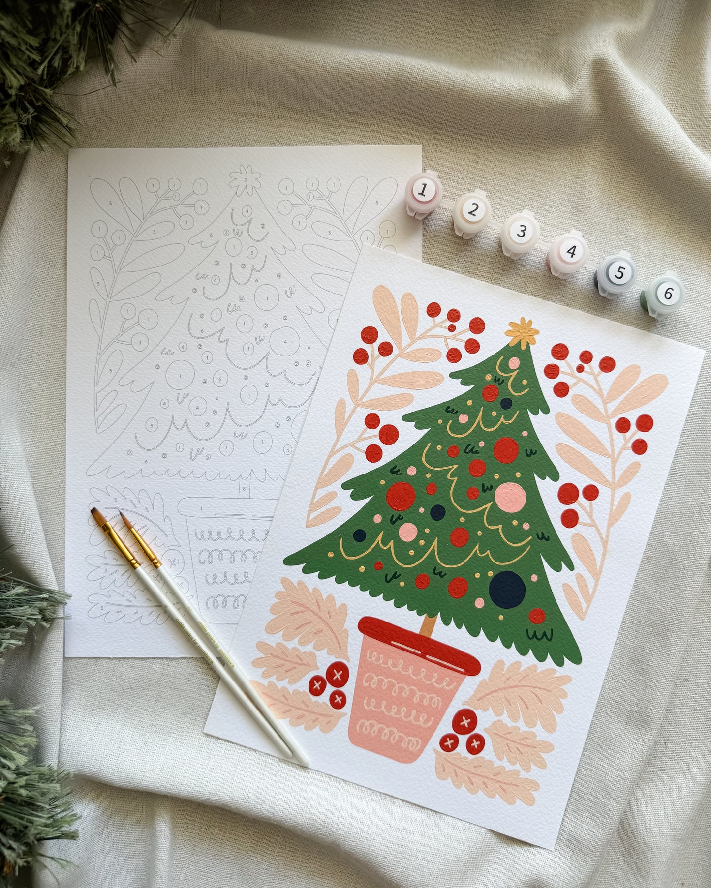 "O Christmas Tree" 8x10 Paint by Number Kit