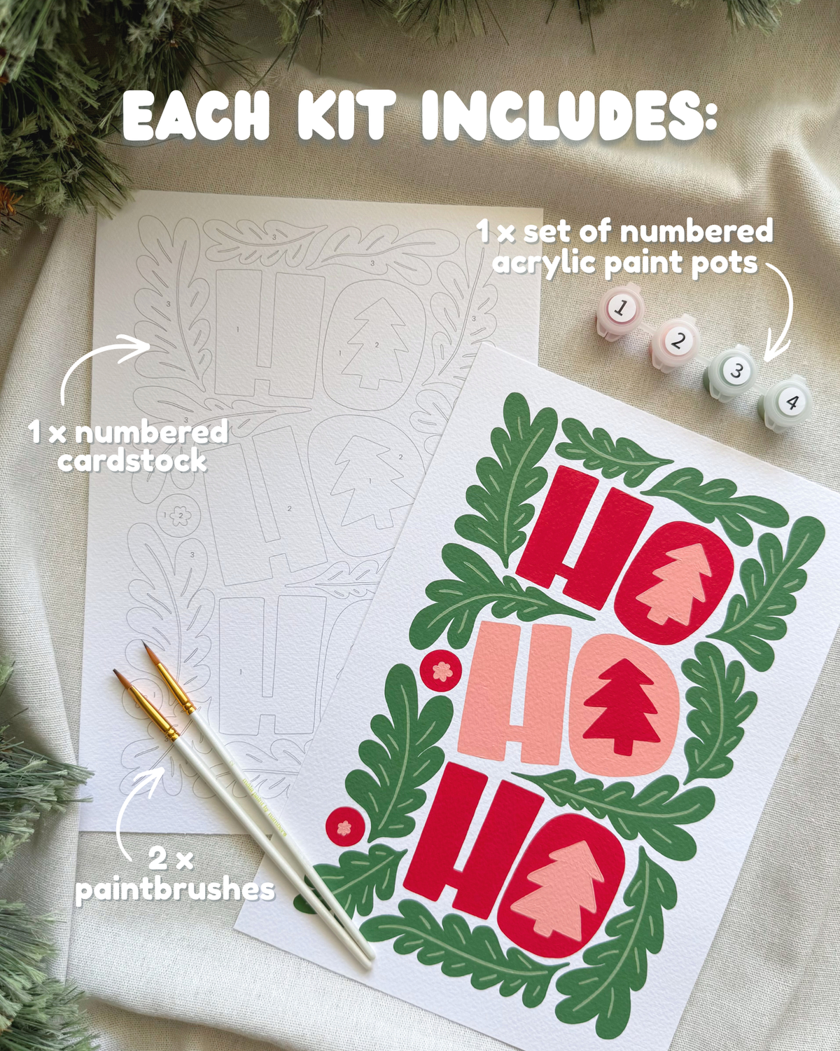 Kit de pintura por números "O Christmas Tree"