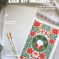 Kit de pintura por números "Deck the Halls"