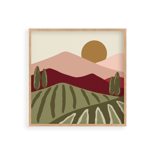 "Wine Country" 8x8 Paint by Number Kit