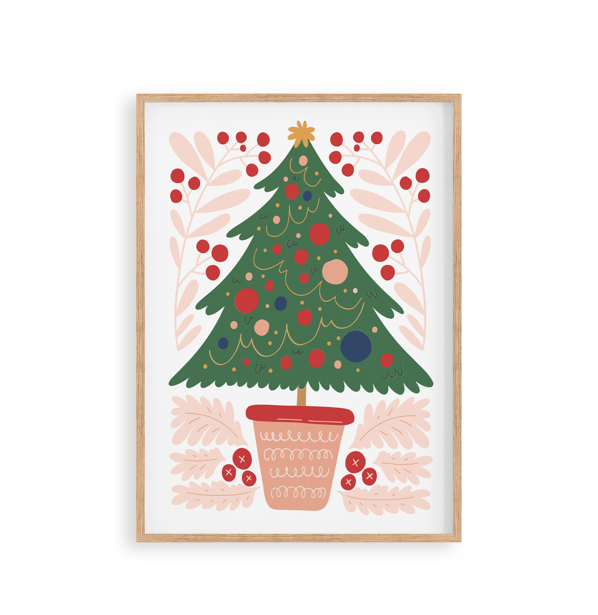 Kit de peinture par numéro « Ô sapin de Noël »