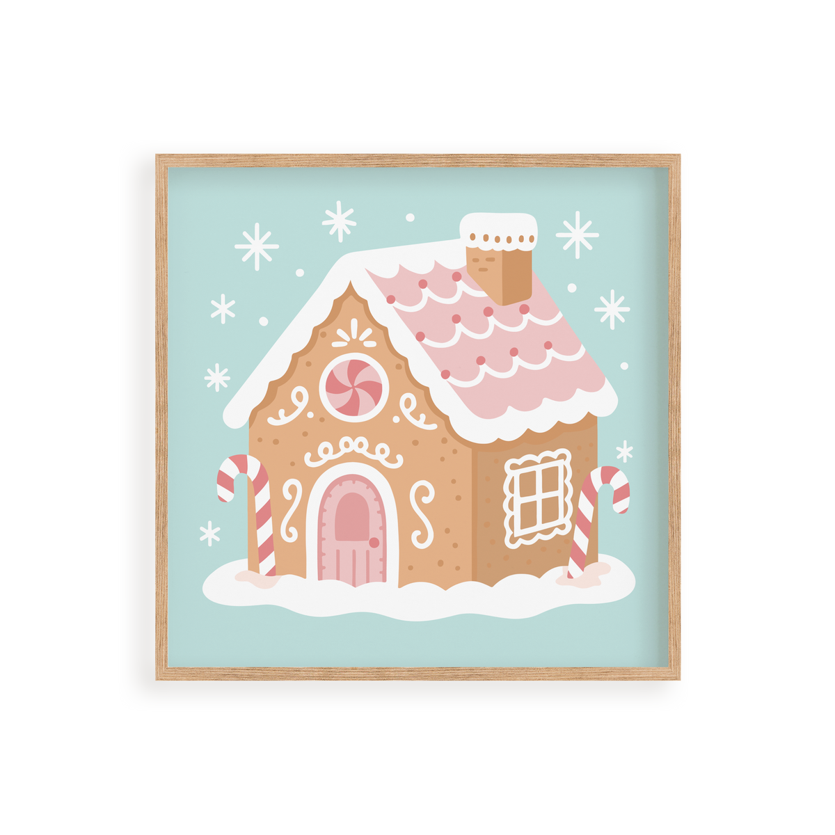 Kit de pintura por números "Let it Snow" de MÅLA x ASHLEIGH GREEN
