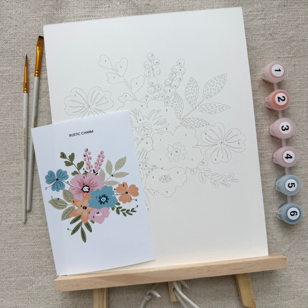"Rustic Charm" 8x10 Paint by Number Kit