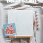 Kit de pintura por números "Let it Snow" de MÅLA x ASHLEIGH GREEN