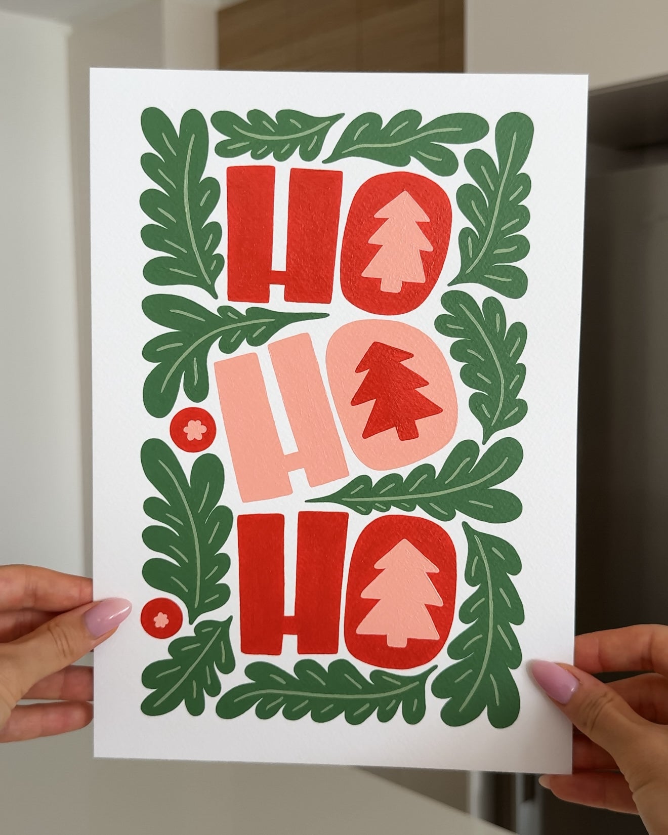 "HoHoHo" 8x10 Paint by Number Kit