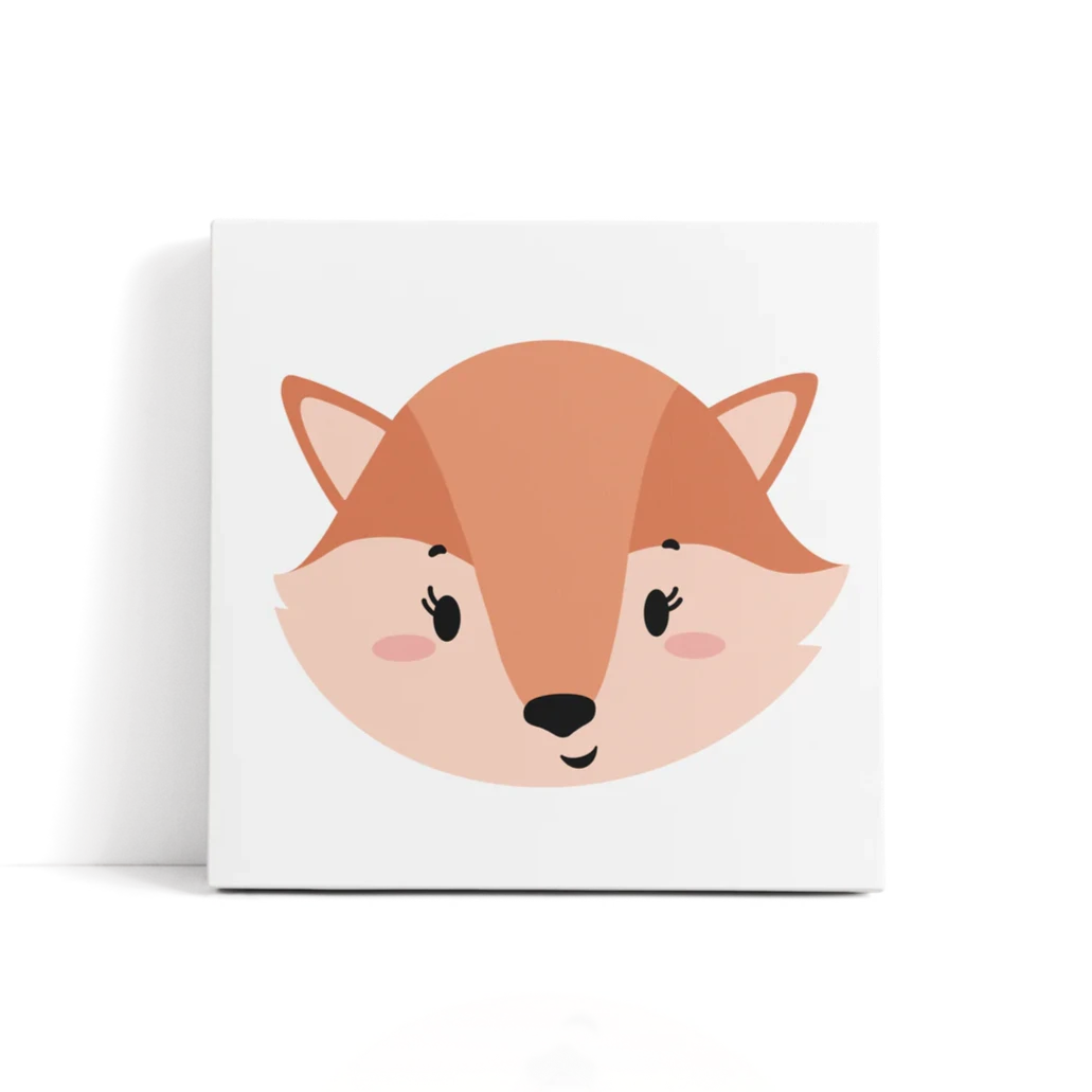 "Lil' Fox" Paint by Number Kit - Måla Paint by Numbers