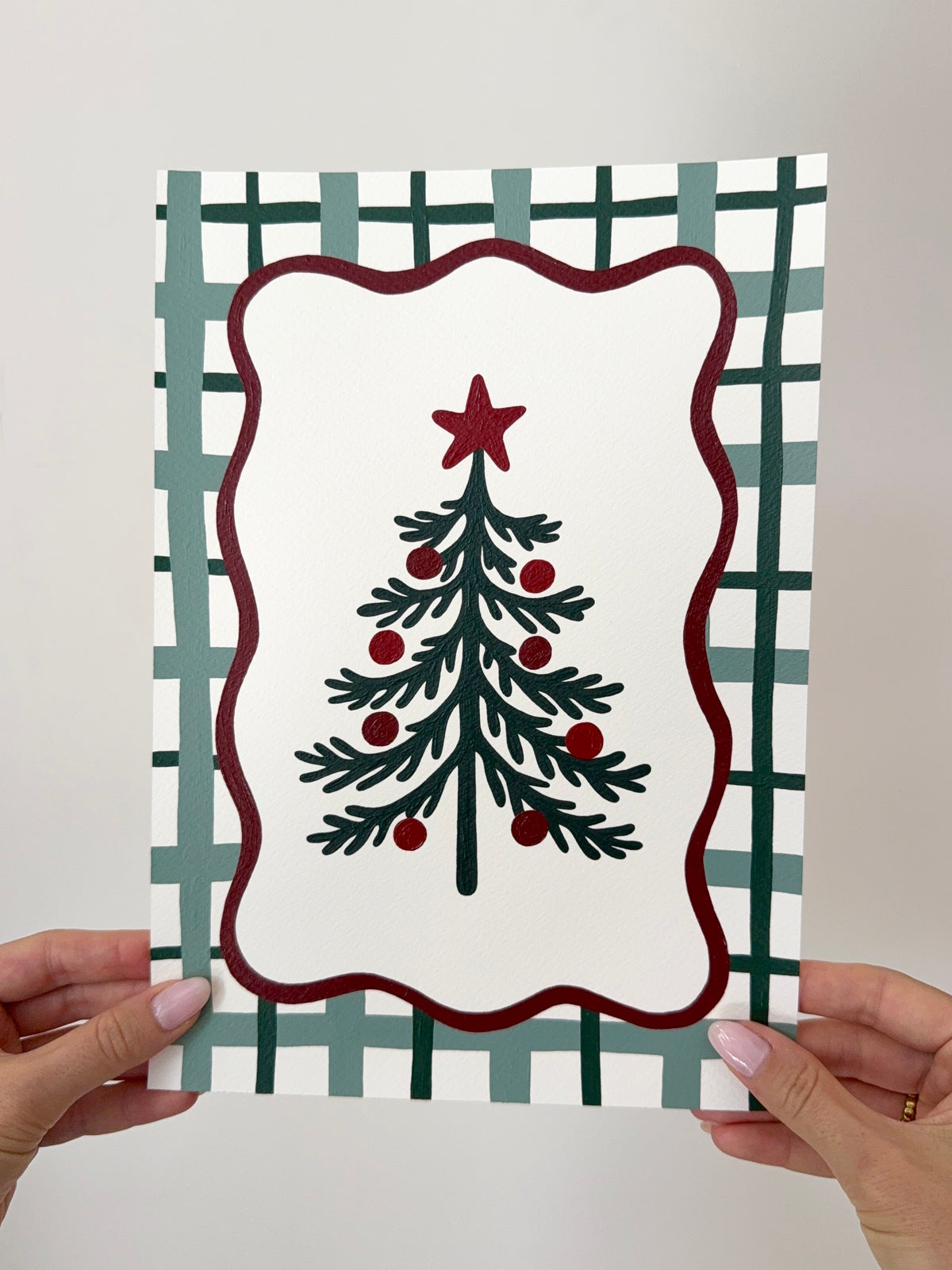 "Merry & Bright" 8x10 Paint by Number Kit