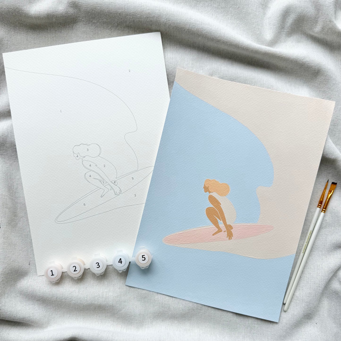 Kit de pintura por números "Coastal"