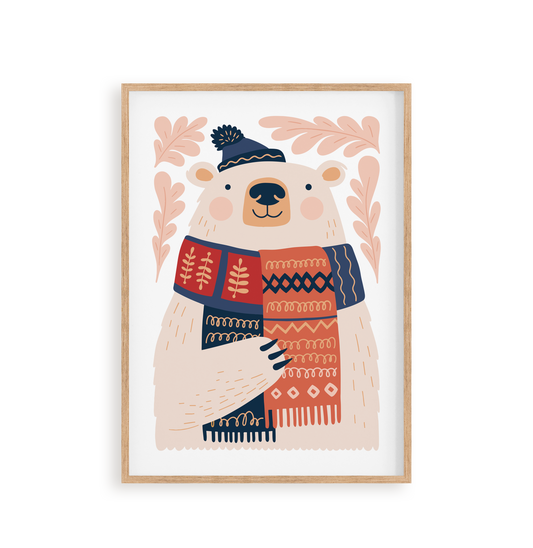 "Beary Christmas" 8x10 Paint by Number Kit