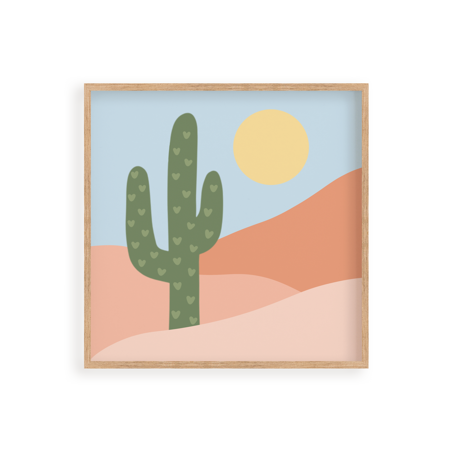 "Saguaro Desert" 8x8 Paint by Number Kit