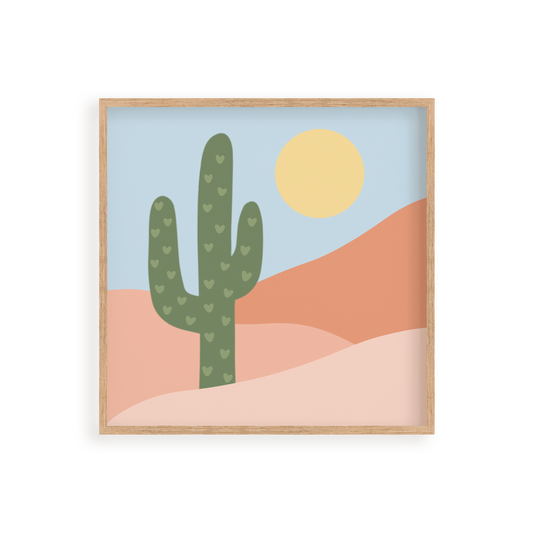 "Saguaro Desert" 8x8 Paint by Number Kit