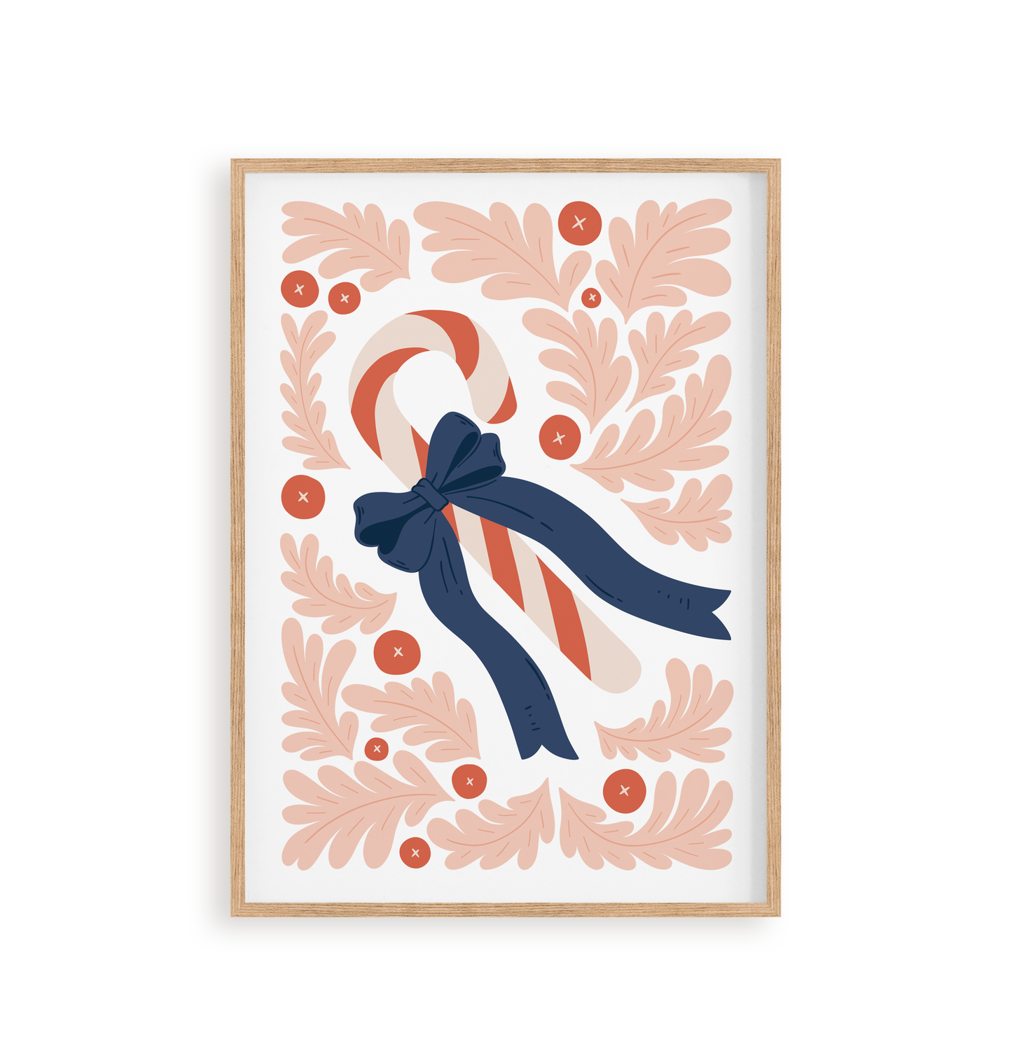 "Candy Cane Kisses" 8x10 Paint by Number Kit