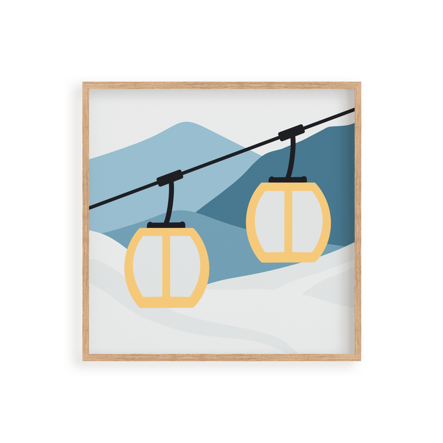 "Champagne Powder" 8x8 Paint by Number Kit