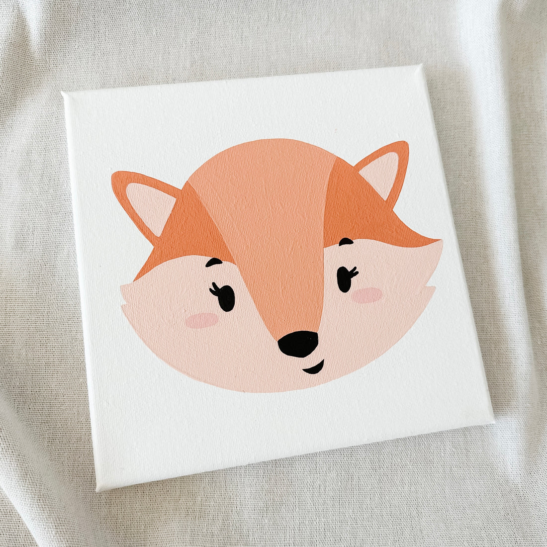 "Lil' Fox" Paint by Number Kit - Måla Paint by Numbers