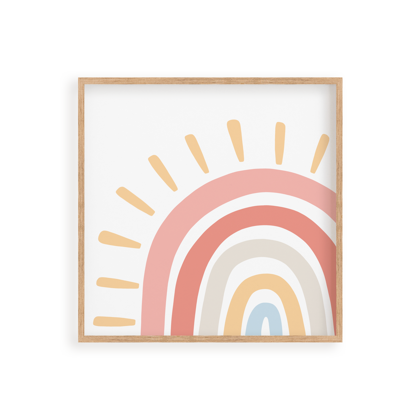 "Hello Rainbow" 8x8 Paint by Number Kit