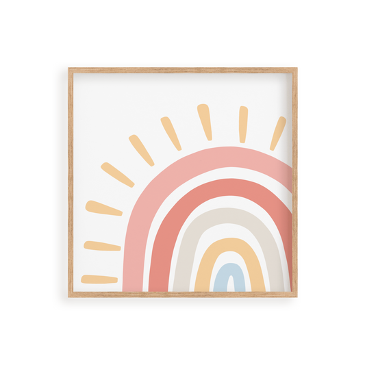 "Hello Rainbow" 8x8 Paint by Number Kit