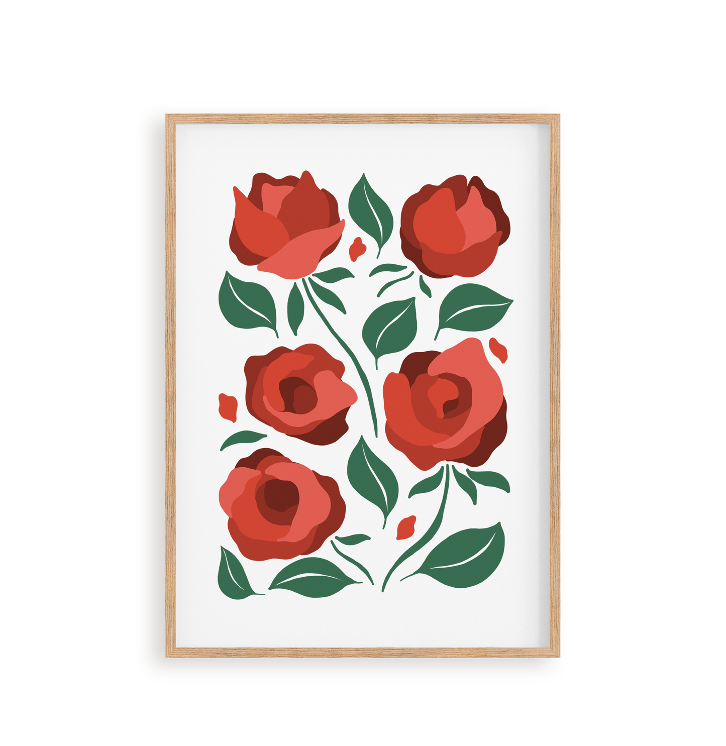 "Garden Roses" 8x10 Paint by Number Kit
