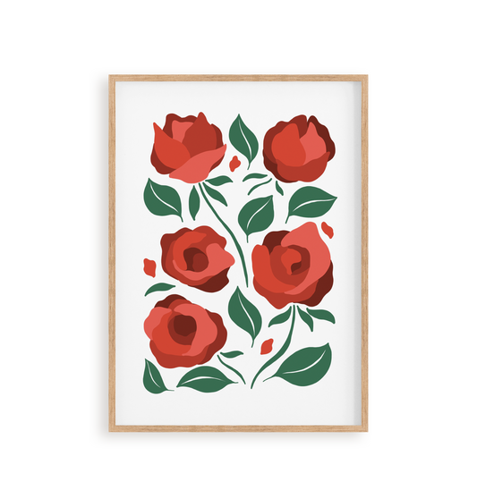 "Garden Roses" 8x10 Paint by Number Kit