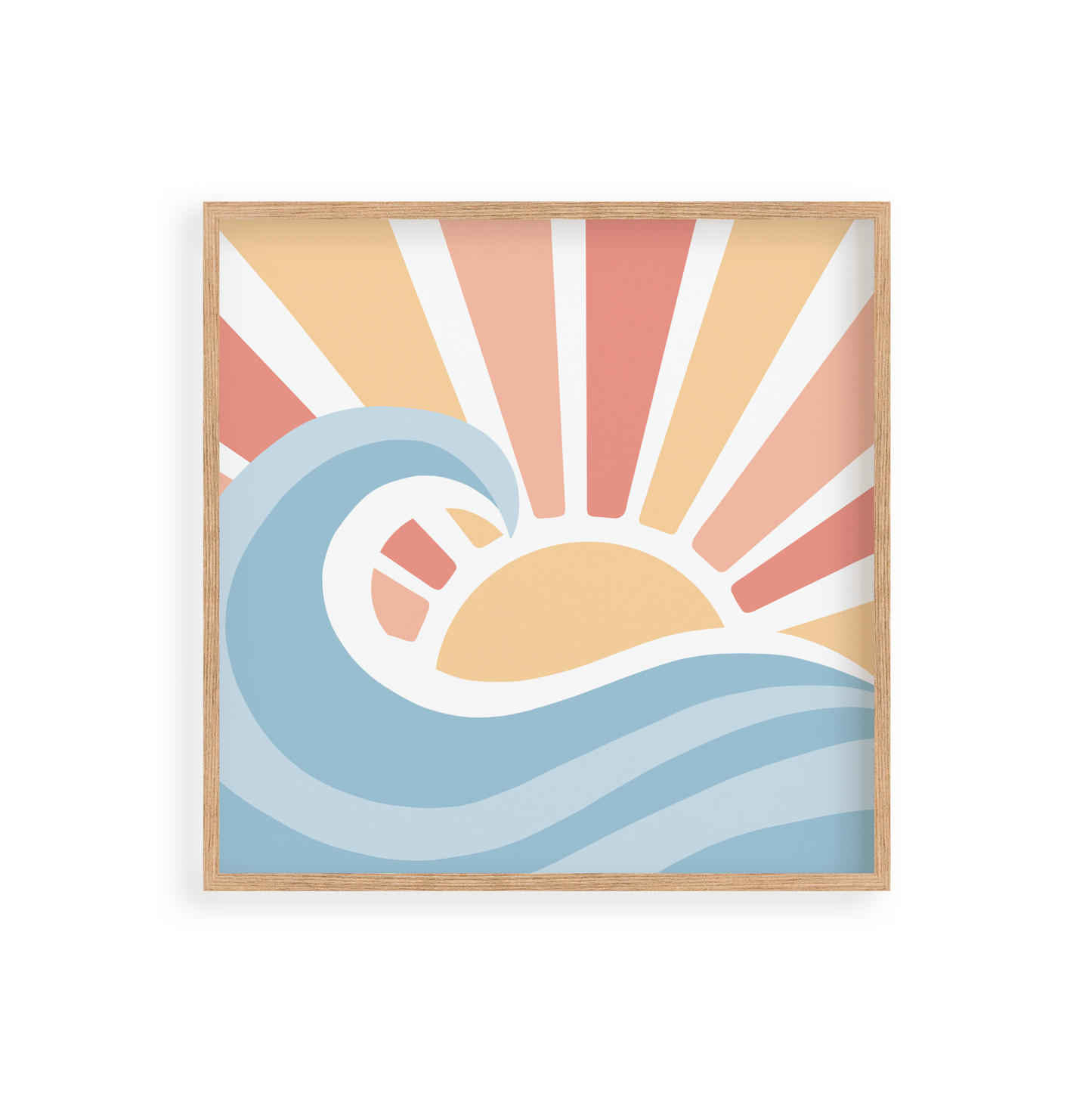 "Sun x Sea" 8x8 Paint by Number Kit