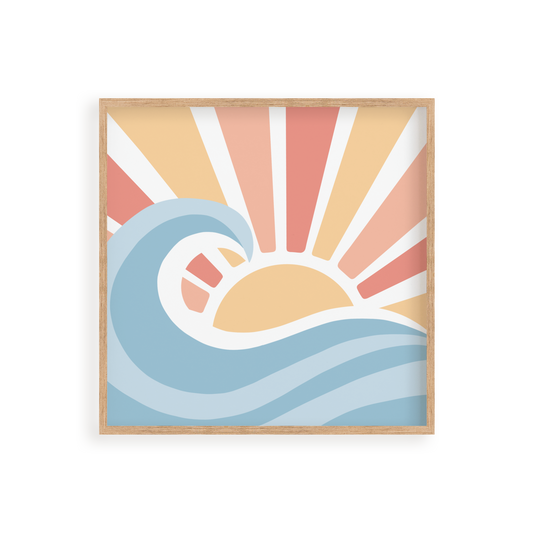 "Sun x Sea" 8x8 Paint by Number Kit